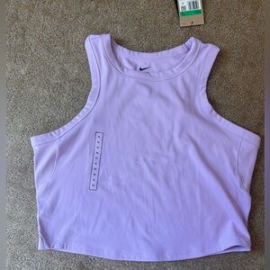 NWT Nike Women's One Fitted Dri-FIT Cropped Tank Top